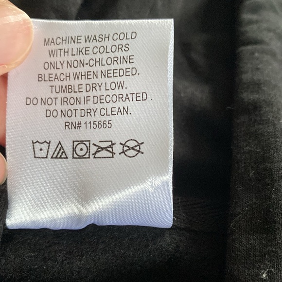 NWOT Sanrio Kuromi Black Graphic Sweatshirt - Picture 6 of 6